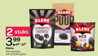 Spar Klene aanbieding