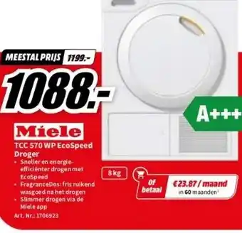 MediaMarkt Miele aanbieding