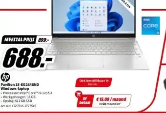 MediaMarkt Hp aanbieding