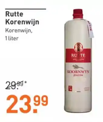 Gall & Gall Rutte korenwijn 1 liter aanbieding