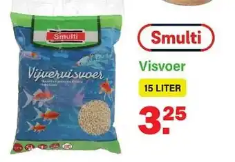 Van Cranenbroek Smulti visvoer aanbieding