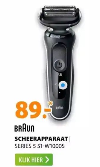 Expert Braun SCHEERAPPARAAT | SERIES 5 51-W1000S aanbieding