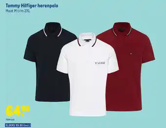 Makro Tommy Hilfiger herenpolo aanbieding