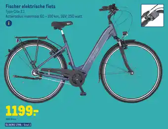 Makro Fischer elektrische fietsFISCHER Cita 2.1 aanbieding