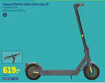 Makro Segway Ninebot elektrische step 10" MAX G3011 aanbieding