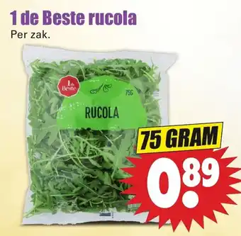 Dirk 1 de Beste Rucola 75g aanbieding