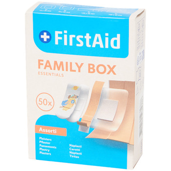 Action First aid pleisters family box aanbieding