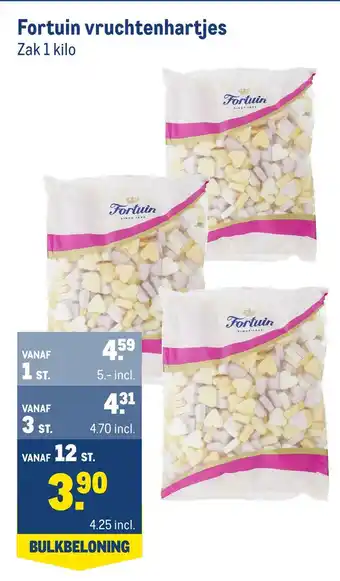 Makro Fortuin vruchtenhartjes aanbieding