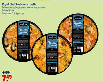 Makro Royal Chef koelverse paella 1 kilo aanbieding