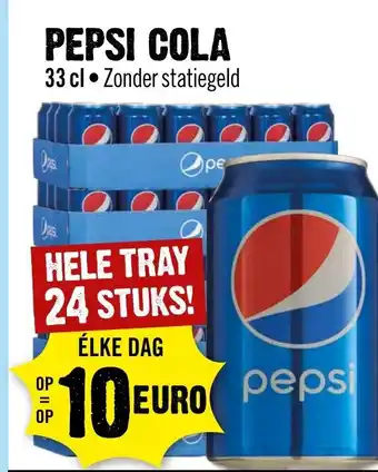 Dirck 3 PEPSI COLA 33 cl aanbieding