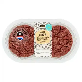 Jumbo Jumbo sweet onion burger rundvlees 2 stuks aanbieding