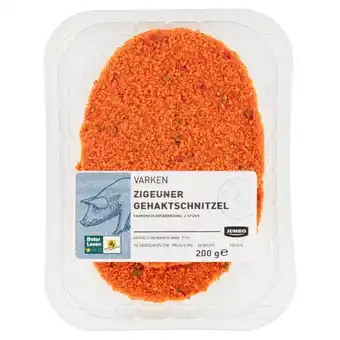 Jumbo Jumbo zigeuner gehaktschnitzel 2 stuks aanbieding