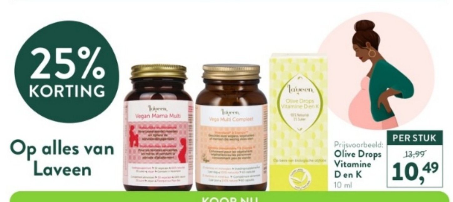 Olive Drops Vitamine Den K 10 ml aanbieding bij Holland & Barrett