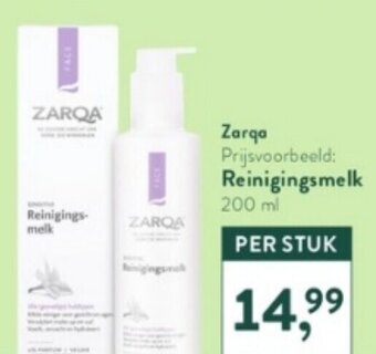 Holland & Barrett Zarqa Reinigingsmelk 200ML aanbieding