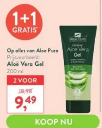 Holland & Barrett Aloe Pura Aloë Vera Gel 200ML aanbieding