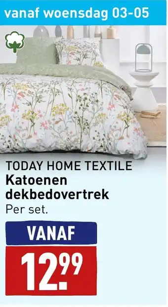 ALDI Katoenen dekbedovertrek aanbieding