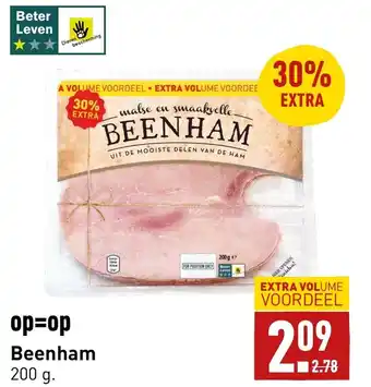 ALDI Beenham 200 g. aanbieding