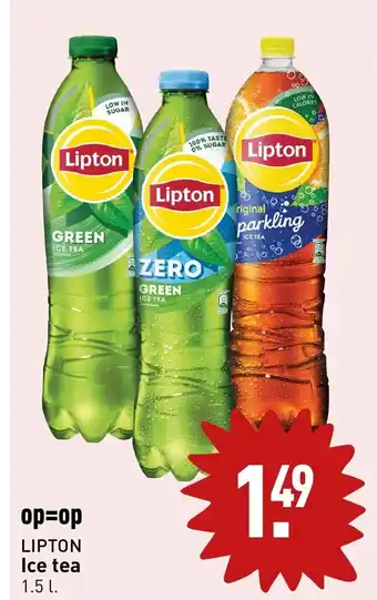 ALDI Lipton ICE TEA 1.5L aanbieding