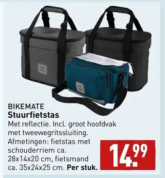 ALDI BIKEMATE Stuurfietstas aanbieding