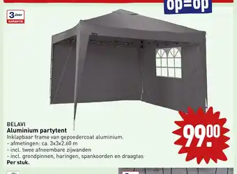 ALDI BELAVI Aluminium partytent aanbieding