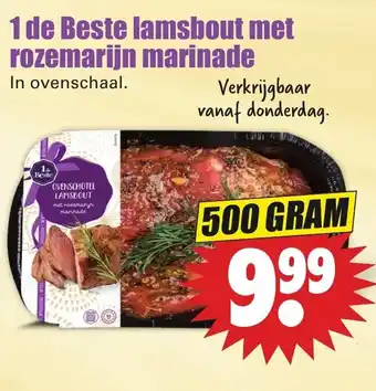 Dirk 1 de Beste Lamsbout met rozemarijn marinade 500g aanbieding