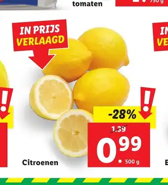 Lidl Citroenen aanbieding