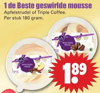 Dirk 1 de Beste Geswirlde mousse aanbieding