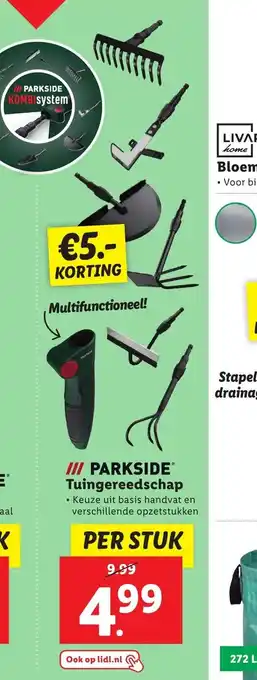 Lidl III PARKSIDEⓇ Tuingereedschap aanbieding