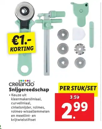 Lidl Crelando Snijgereedschap aanbieding