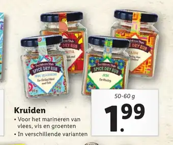 Lidl Kruiden 50-60 g aanbieding