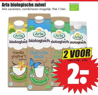 Dirk Arla biologisch 2*1L aanbieding