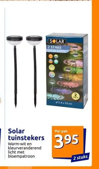 Action Solar tuinstekers aanbieding