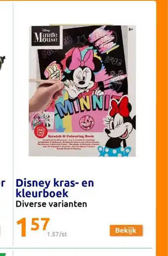 Action Disney kras-en kleurboek aanbieding