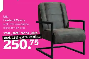 Leen Bakker Fauteuil Morris aanbieding