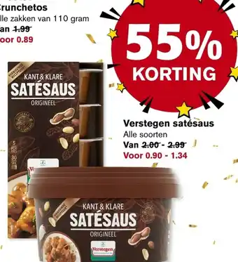 Hoogvliet Verstegen satésaus aanbieding