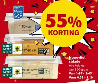 Hoogvliet Hoogvliet salade 150g aanbieding