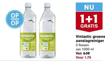 Hoogvliet Vintastic groene aanslagreiniger 1000ml aanbieding