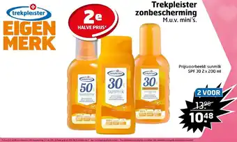 Trekpleister Trekpleister zonbescherming aanbieding