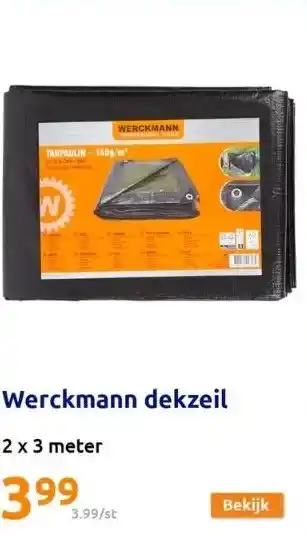 Action Werckmann dekzeil aanbieding