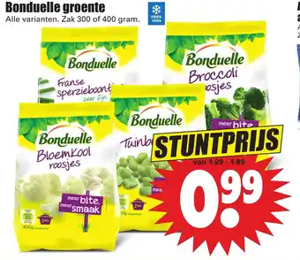 Dirk Bonduelle groente 300/400 gr aanbieding