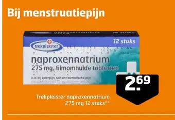 Trekpleister Naproxennatrium 275 mg aanbieding