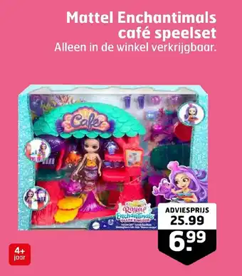 Trekpleister Mattel Enchantimals café speelset Alleen in de winkel verkrijgbaar. aanbieding