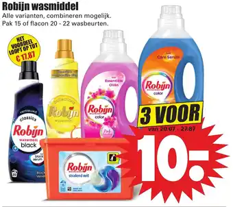 Dirk Robijn wasmiddel  3 st aanbieding