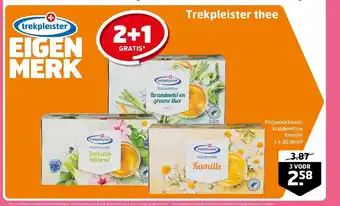 Trekpleister Trekpleister thee Prijsvoorbeeld: kruidenthee Kamille 3 x 30 gram aanbieding