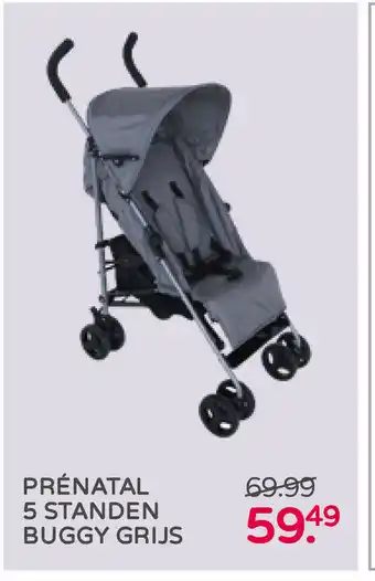 Prenatal 5 Standen Buggy Grijs aanbieding