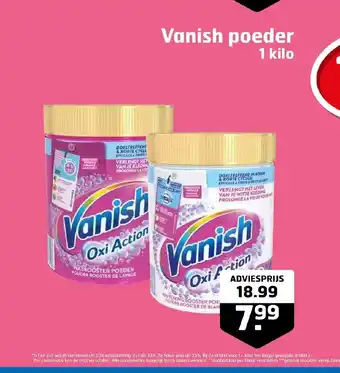 Trekpleister Vanish poeder aanbieding