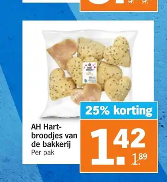 Albert Heijn AH Hart-broodjes van de bakkerij aanbieding