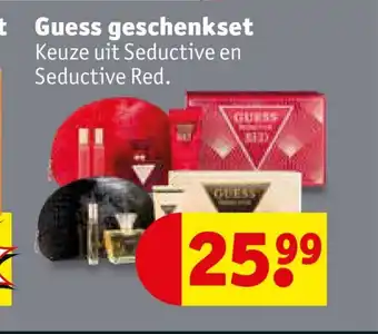 Kruidvat Guess geschenkset aanbieding