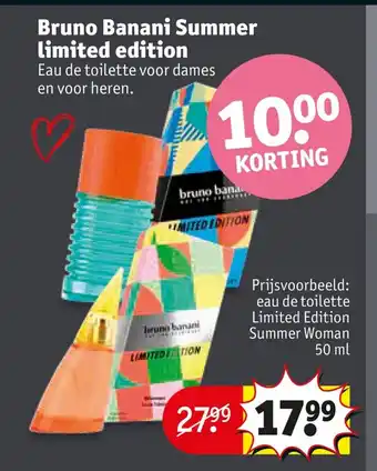 Kruidvat Bruno Banani Summer limited edition aanbieding