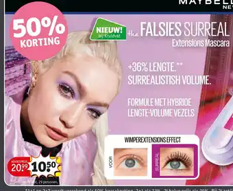 Kruidvat Falsies Surreal Extensions Mascara aanbieding